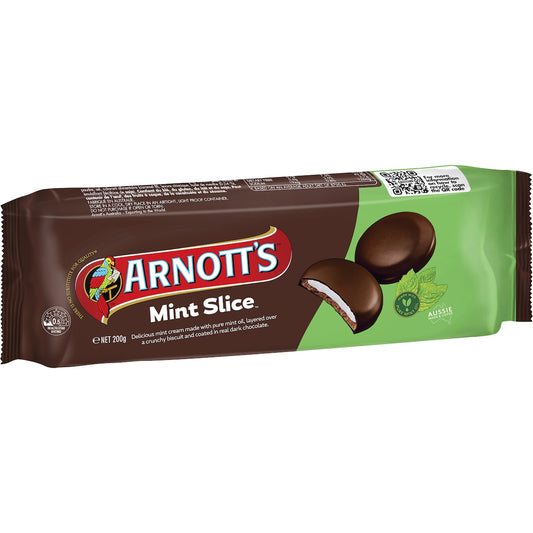 Fruitco Arnott's Mint Slice Chocolate Biscuits 200g