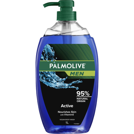 Fruitco Palmolive Men's Body Wash Shower Gel Active 1l