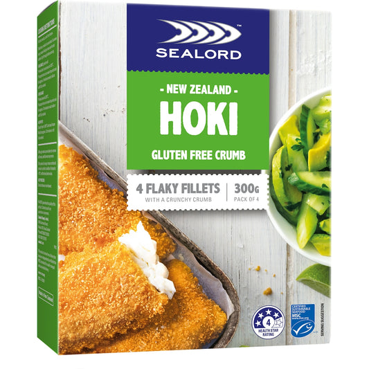 Fruitco Sealord Gluten Free Hoki Fish Fillet Crumb 300g