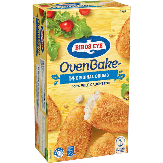 Fruitco Birds Eye Oven Bake Fish Original Crumb 1kg