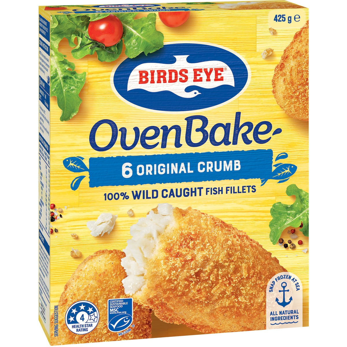 Fruitco Birds Eye Oven Bake Fish Original Crumb 425g