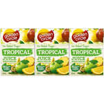 Fruitco Golden Circle Fruit Juice Box Poppers Tropical Juice No Added Sugar 200ml x6
