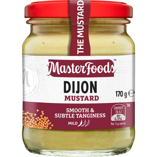 Fruitco MasterFoods Dijon Mustard 170g