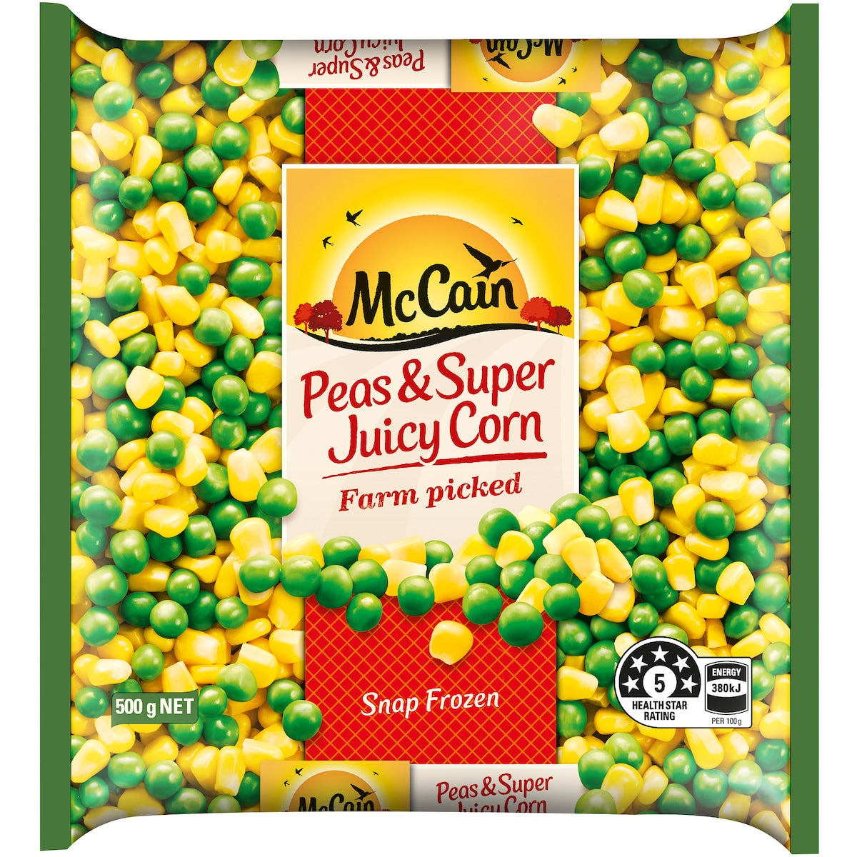 Fruitco McCain Mixed Vegetables Peas & Corn 500g