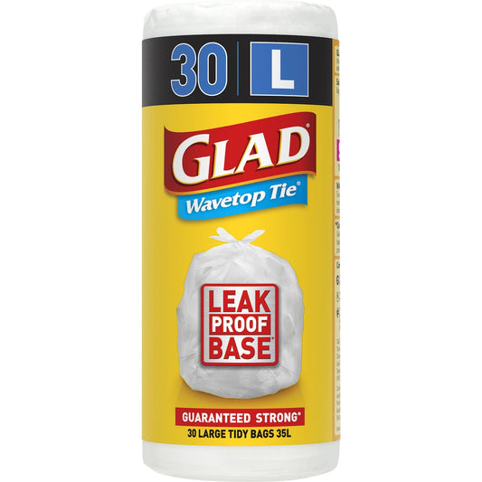 Fruitco Glad Kitchen Tidy Bag Wavetop Large 30 Pack