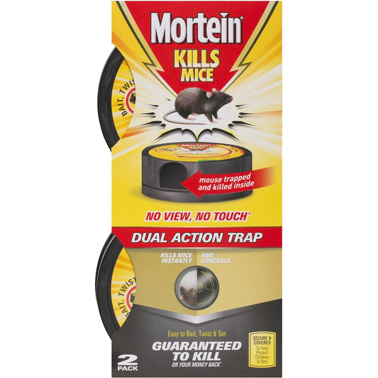 Fruitco Mortein No View No Touch Mouse Trap 2 Pack