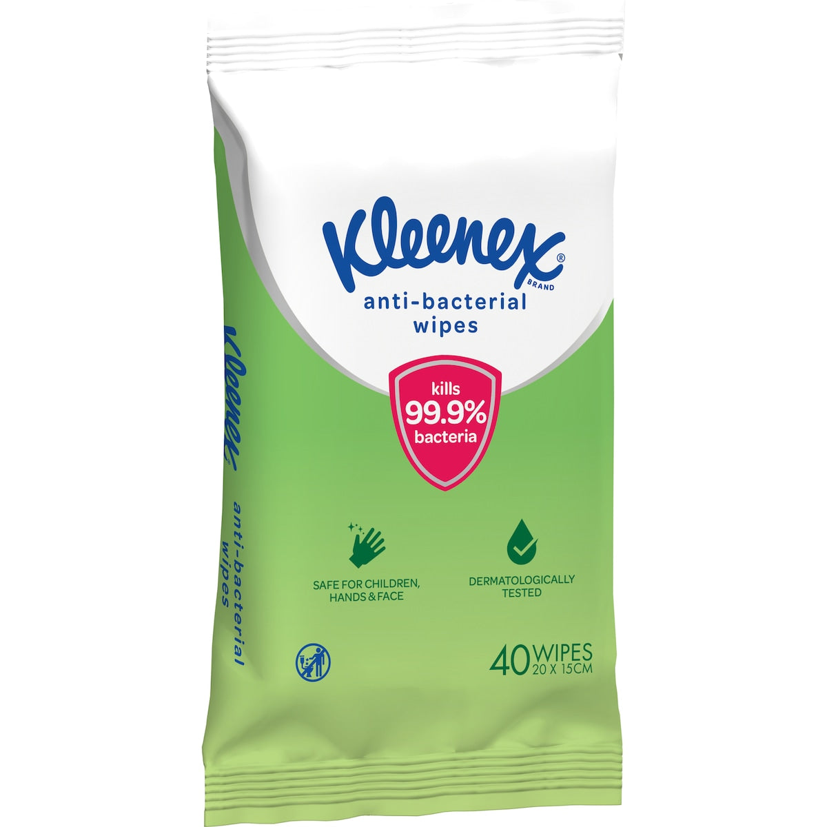 Fruitco Kleenex Anti-Bacterial To-Go Wipes 40 Pack