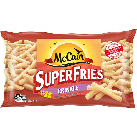 Fruitco McCain Superfries Crinkle Cut 900g
