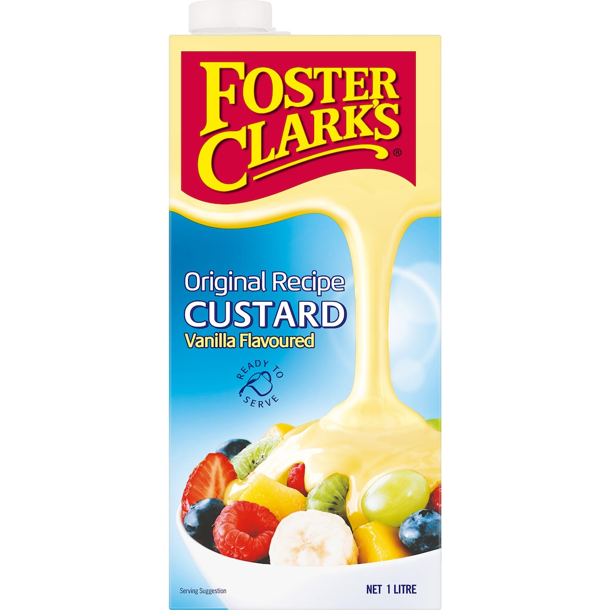 Fruitco Foster Clark's Original Recipe Vanilla Flavoured Liquid Custard 1l