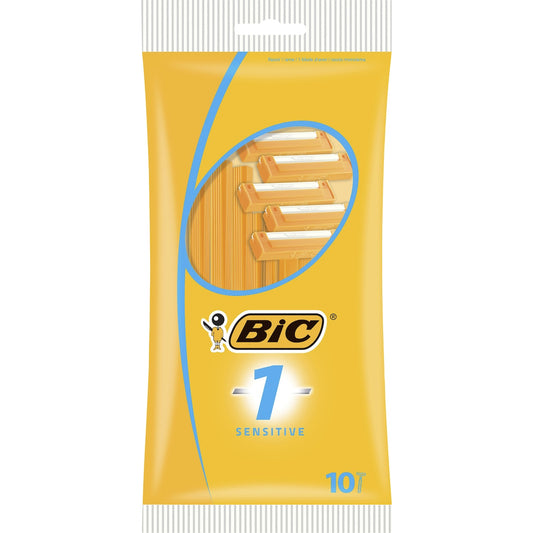 Fruitco BIC 1 Sensitive Disposable Razor 10 Pack