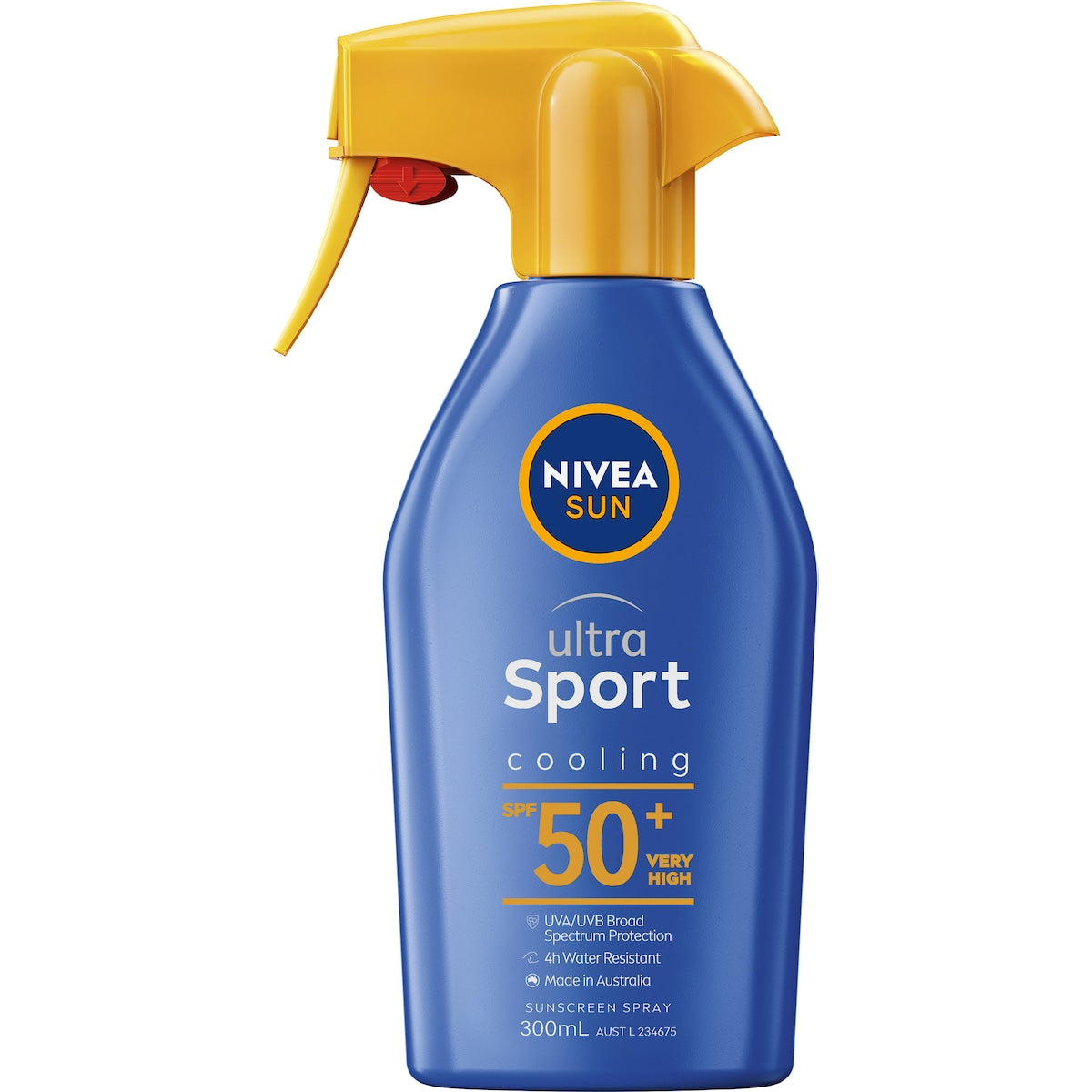 Fruitco Nivea Sun Ultra Sport Cooling Sunscreen Trigger Spray Spf50+ 300ml