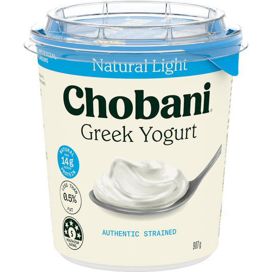 Fruitco Chobani Greek Yogurt Natural Light Plain 907g