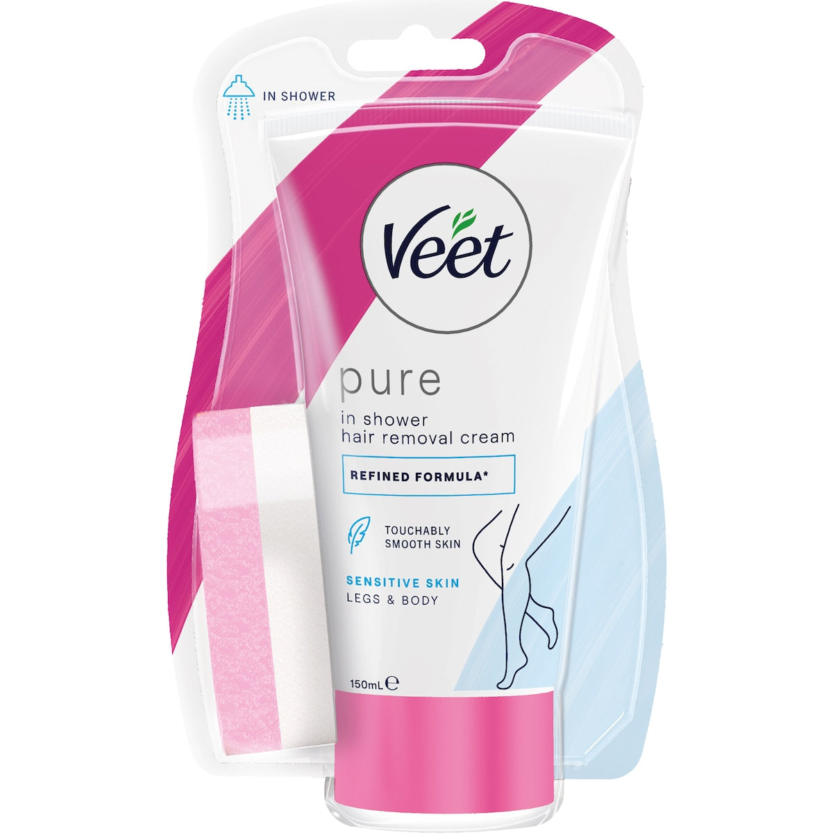 Fruitco Veet In Shower Hair Removal Cream Sensitive 150g