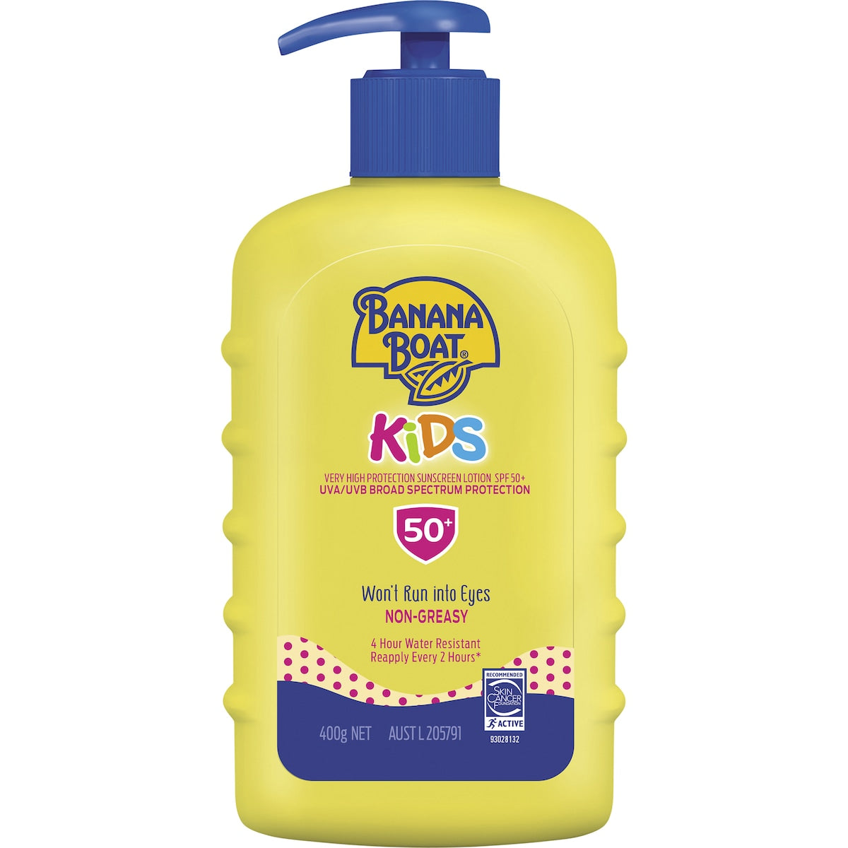 Fruitco Banana Boat Kids Sunscreen Lotion SPF50+ 400g