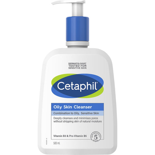 Fruitco Cetaphil Oily Skin Cleanser, Oily & Combination Skin 500ml