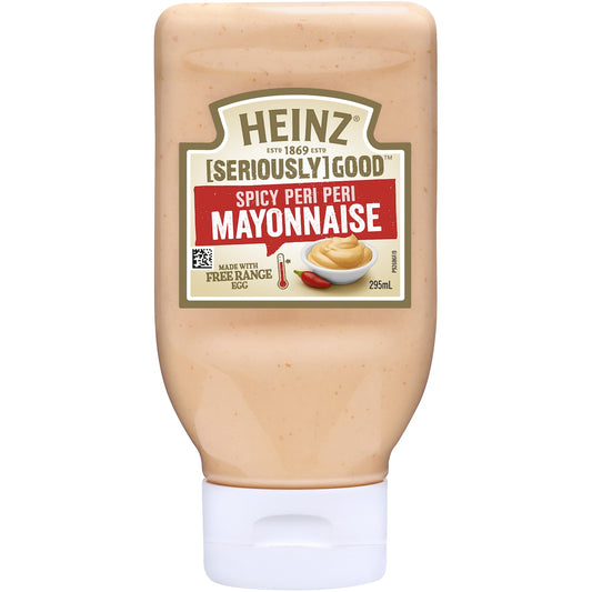 Fruitco Heinz Seriously Good Spicy Peri Peri Flavoured Mayonnaise 295mL