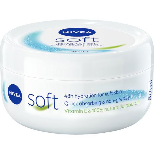 Fruitco Nivea Soft Moisturiser For Face And Body Mini Tub 50ml