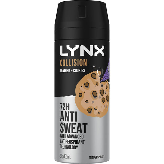 Fruitco LYNX Collision Leather + Cookies Antiperspirant Aerosol 165ml