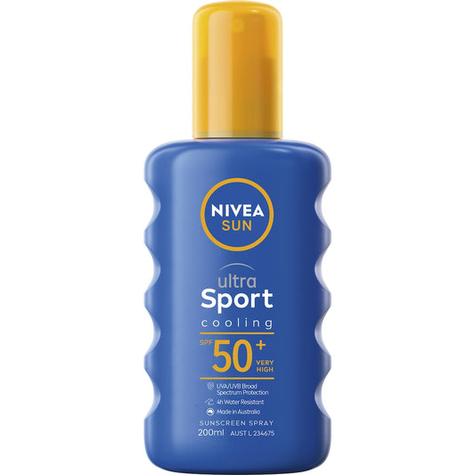Fruitco Nivea Sun Ultra Sport Cooling Spf50+ Sunscreen Spray 200ml