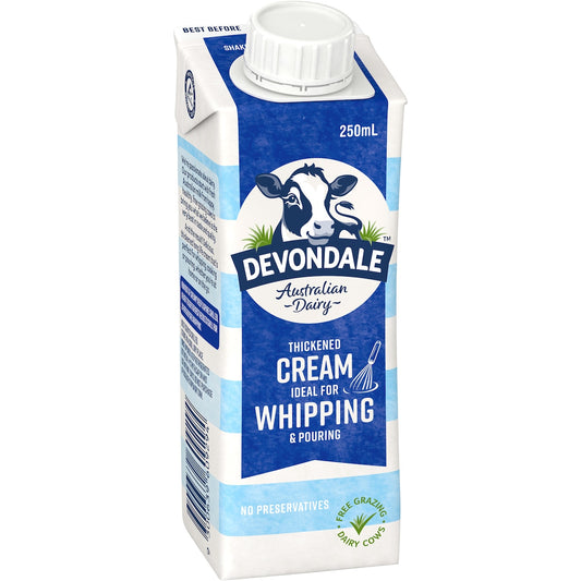 Fruitco Devondale Long Life UHT Thickened Whipping Cream 250mL