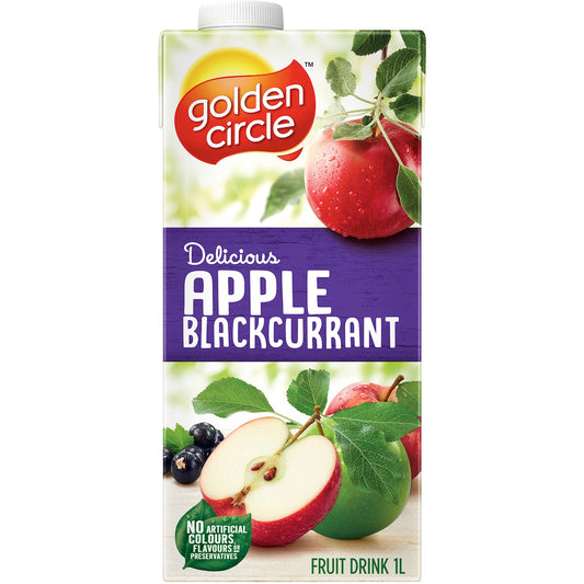 Fruitco Golden Circle Drinks Apple Blackcurrant Fruit Drink 1l