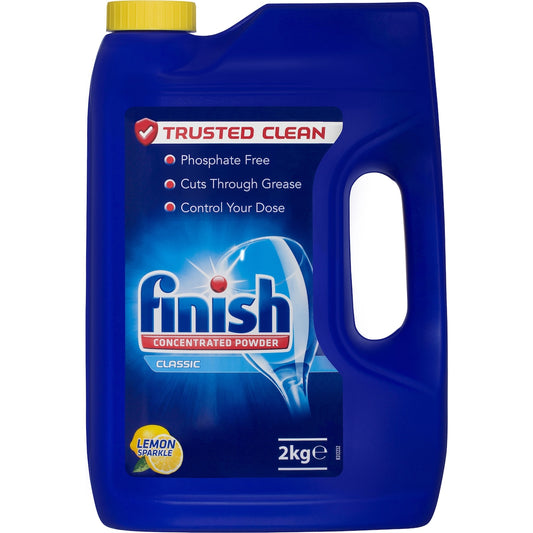 Fruitco Finish Concentrated Lemon Sparkle Dishwashing Powder 2kg