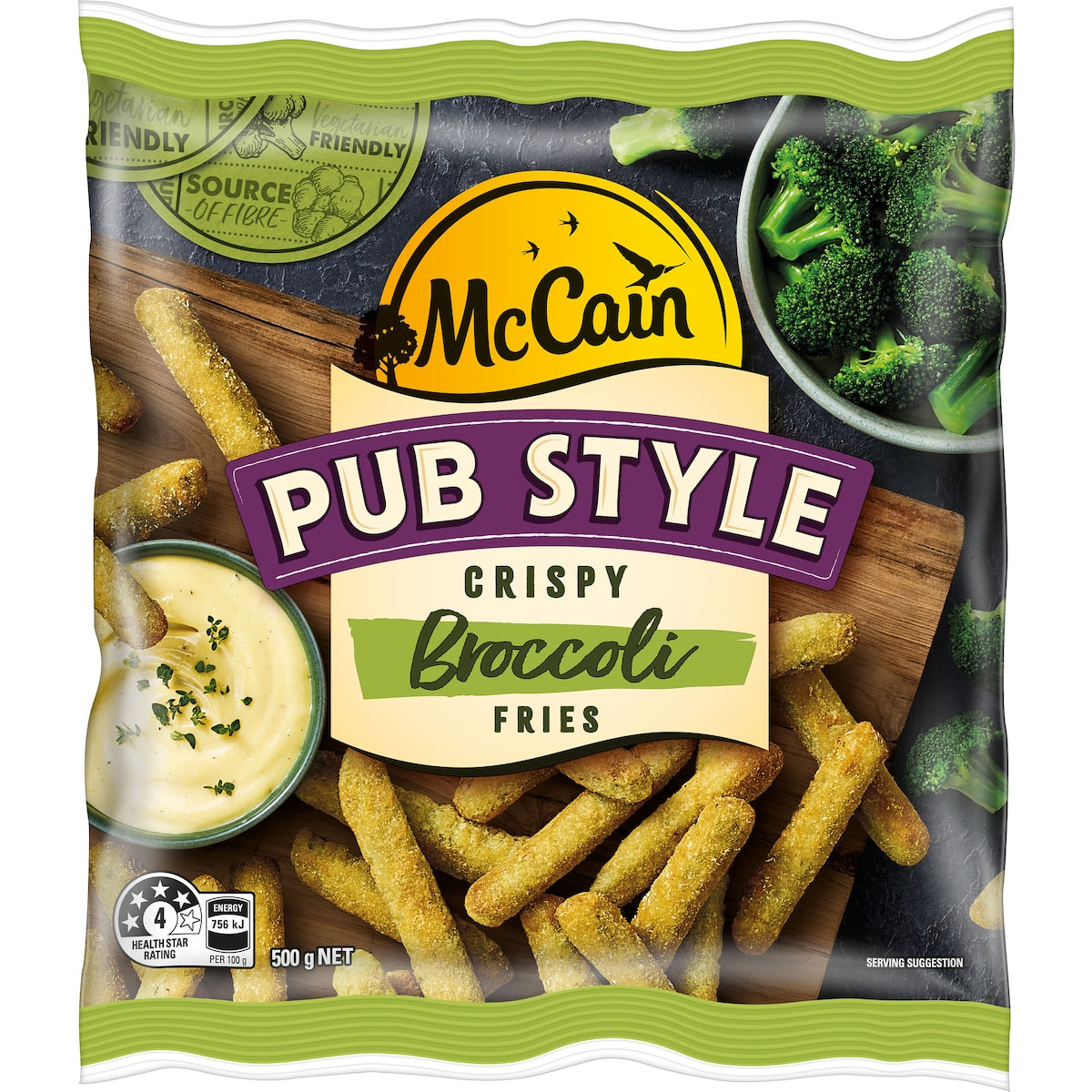 Fruitco McCain Pub Style Crispy Broccoli Fries 500g