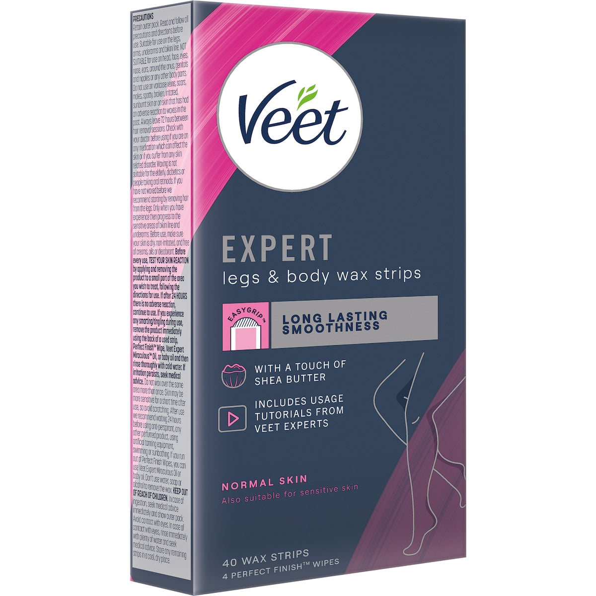 Fruitco Veet Expert Legs & Body Wax Strips 40 pack