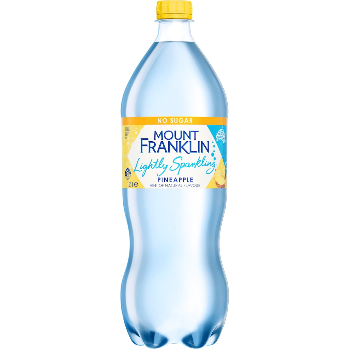 Fruitco Mount Franklin Lightly Sparkling Water Pineapple 1.25L
