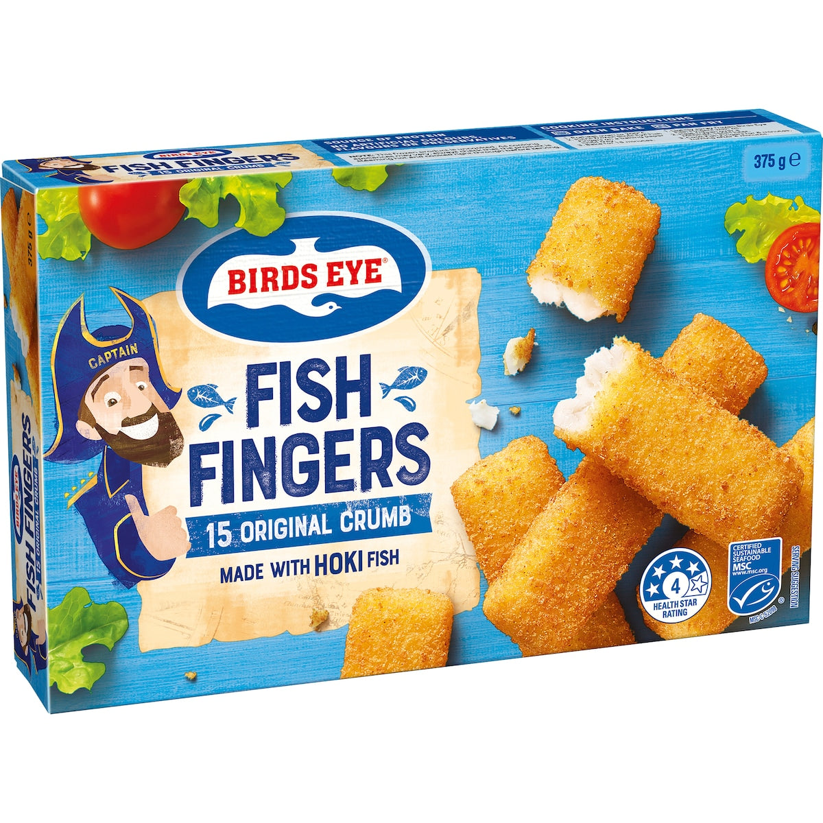 Fruitco Birds Eye Fish Fingers Original Crumb 375g