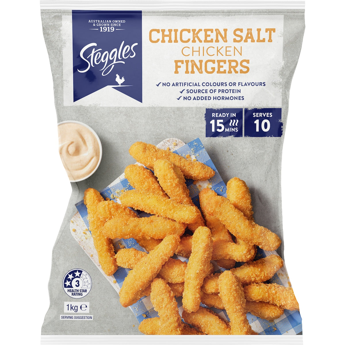 Fruitco Steggles Chicken Salt Chicken Fingers 1kg