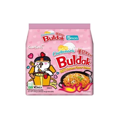 Fruitco-⁠Samyang-Buldak-Hot-Chicken-Flavor-Ramen-Carbonara-5pack-700g