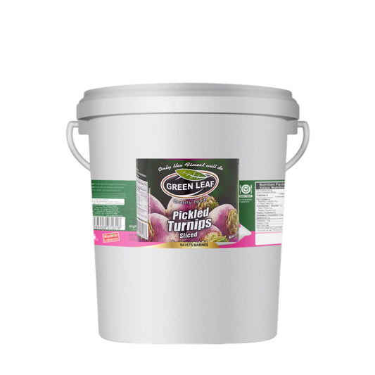 Fruitco GreenLeaf Sliced Turnip Pickles 10Kilo