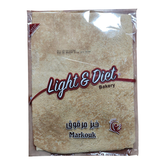 Light & Diet Bakery Markouk 270g