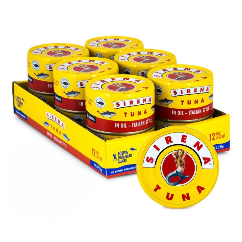 Fruitco Sirena Tuna in Oil 185g Box of 36