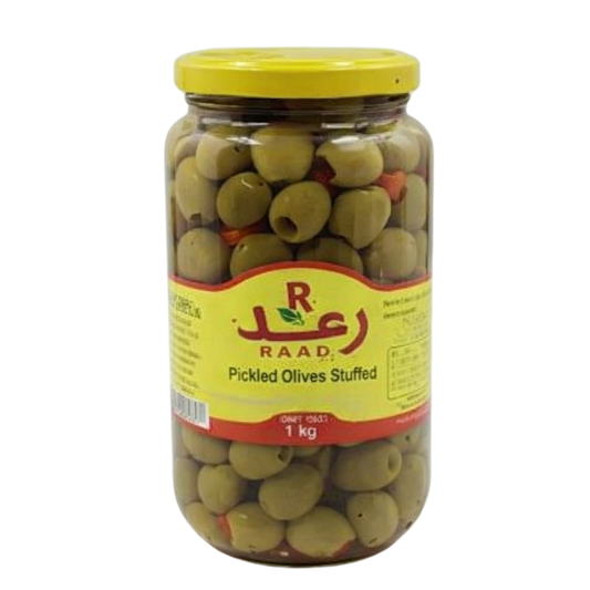 Raad Pickled Green Olives 1Kilo