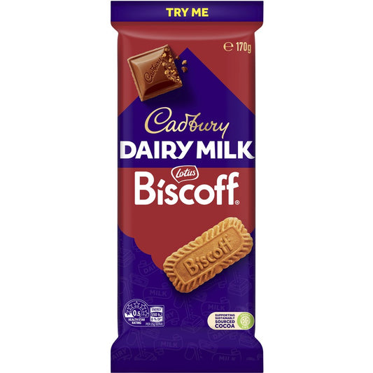 Cadbury Dairy Milk Biscoff 170g