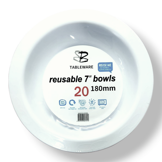Butterfly 20 Pcs 7" Reusable Bowls 180mm